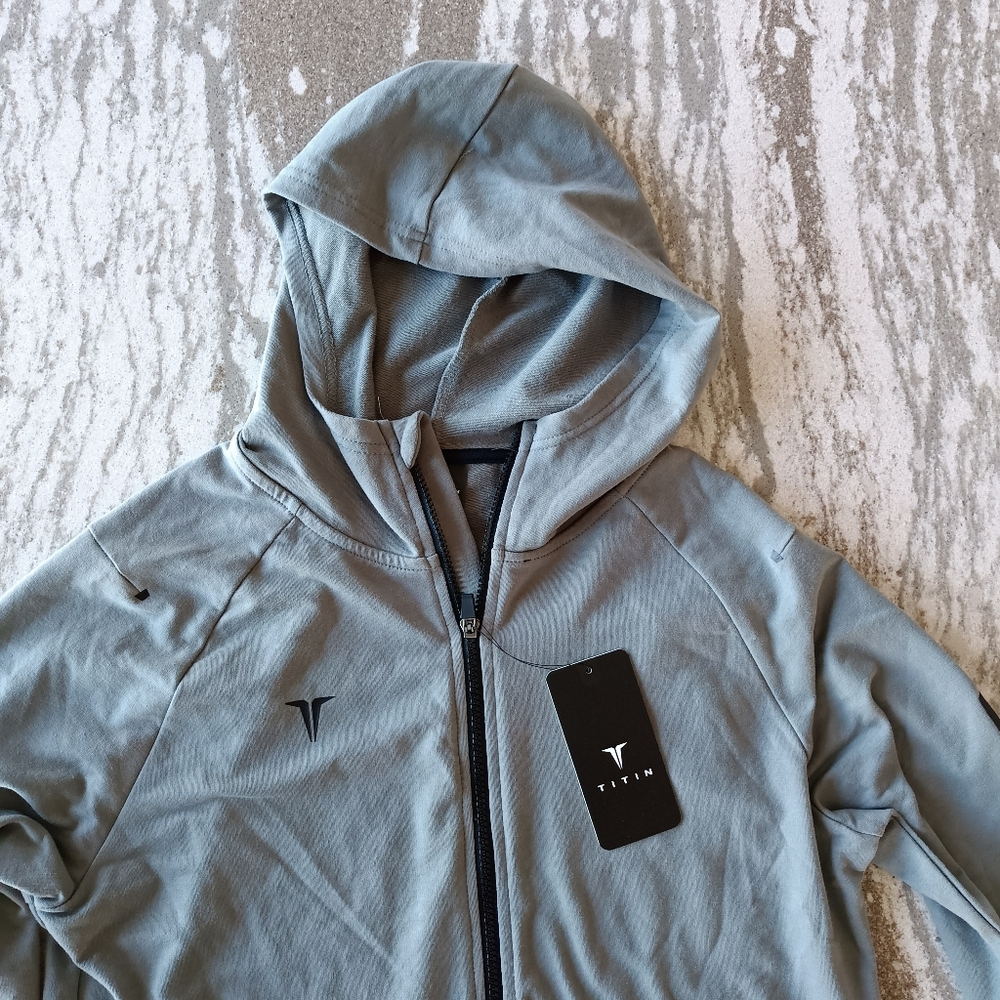 Titin Men's French Terry Zip Hoodie NEW Size Medium